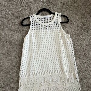 ZARA white shift dress size M